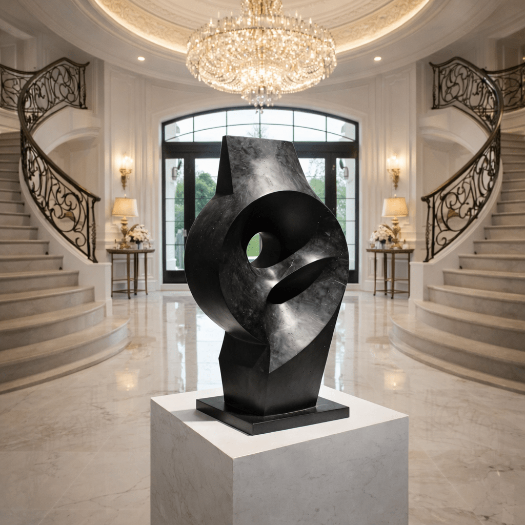 Modern Abstract Metal Sculpture