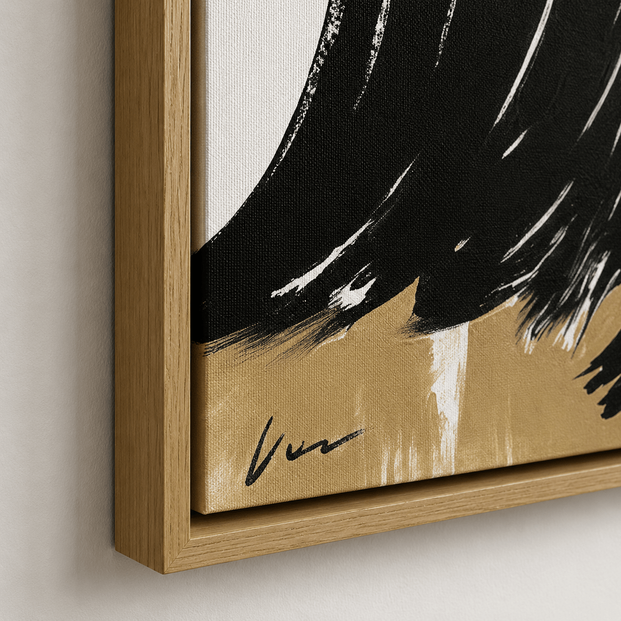 Modern Figurative Original Painting — Grace in Motion by Rossetti Art