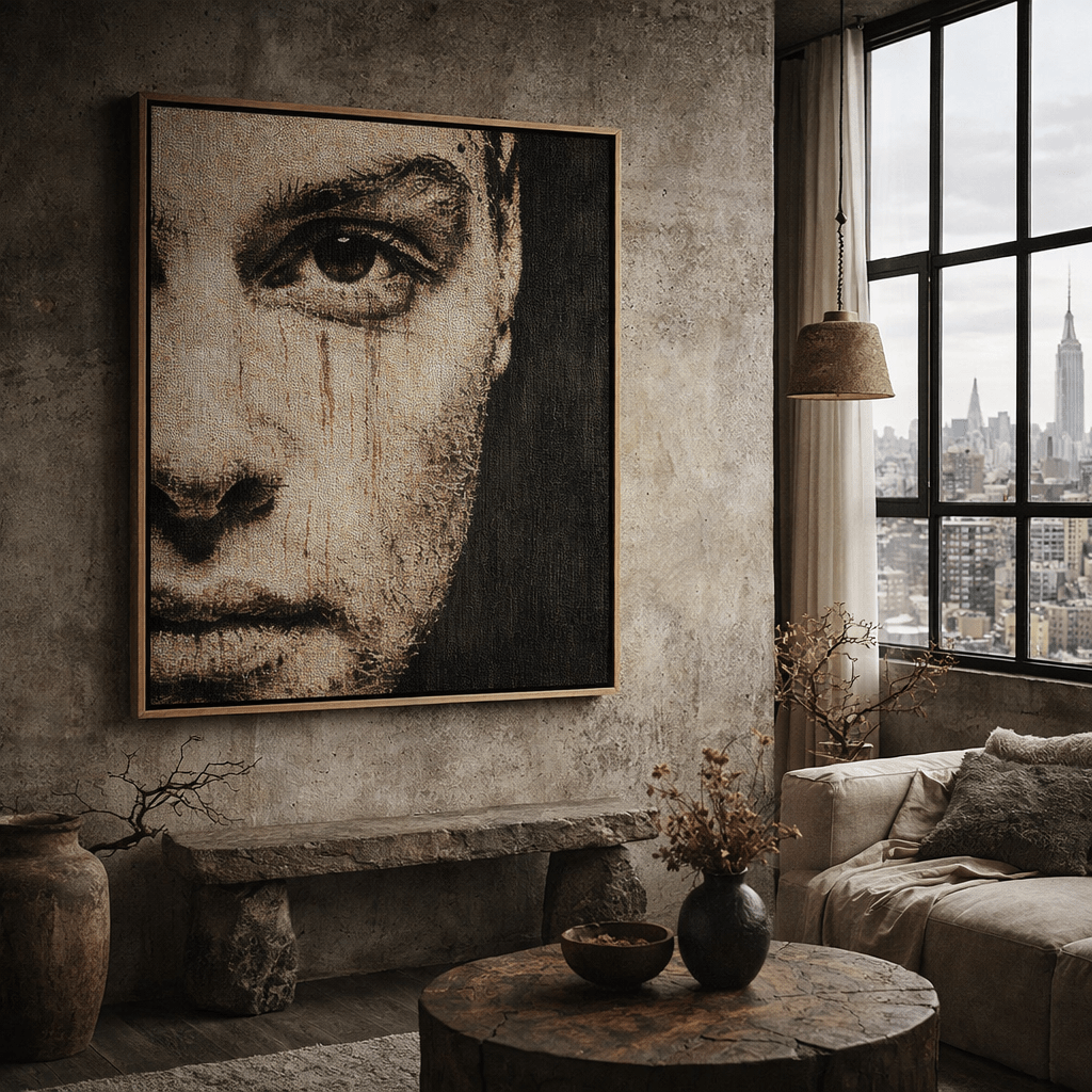 Modern Portrait Art Prints Canvas