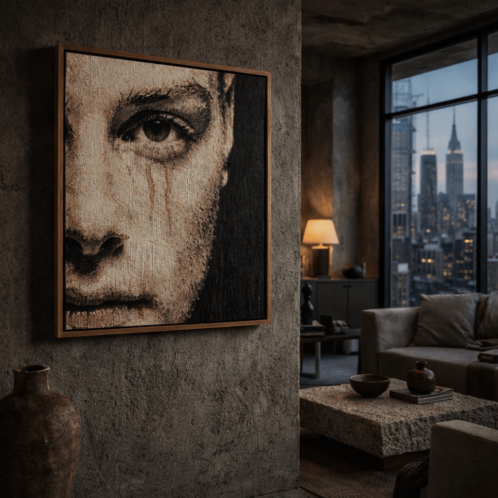 Modern Portrait Art Prints Canvas