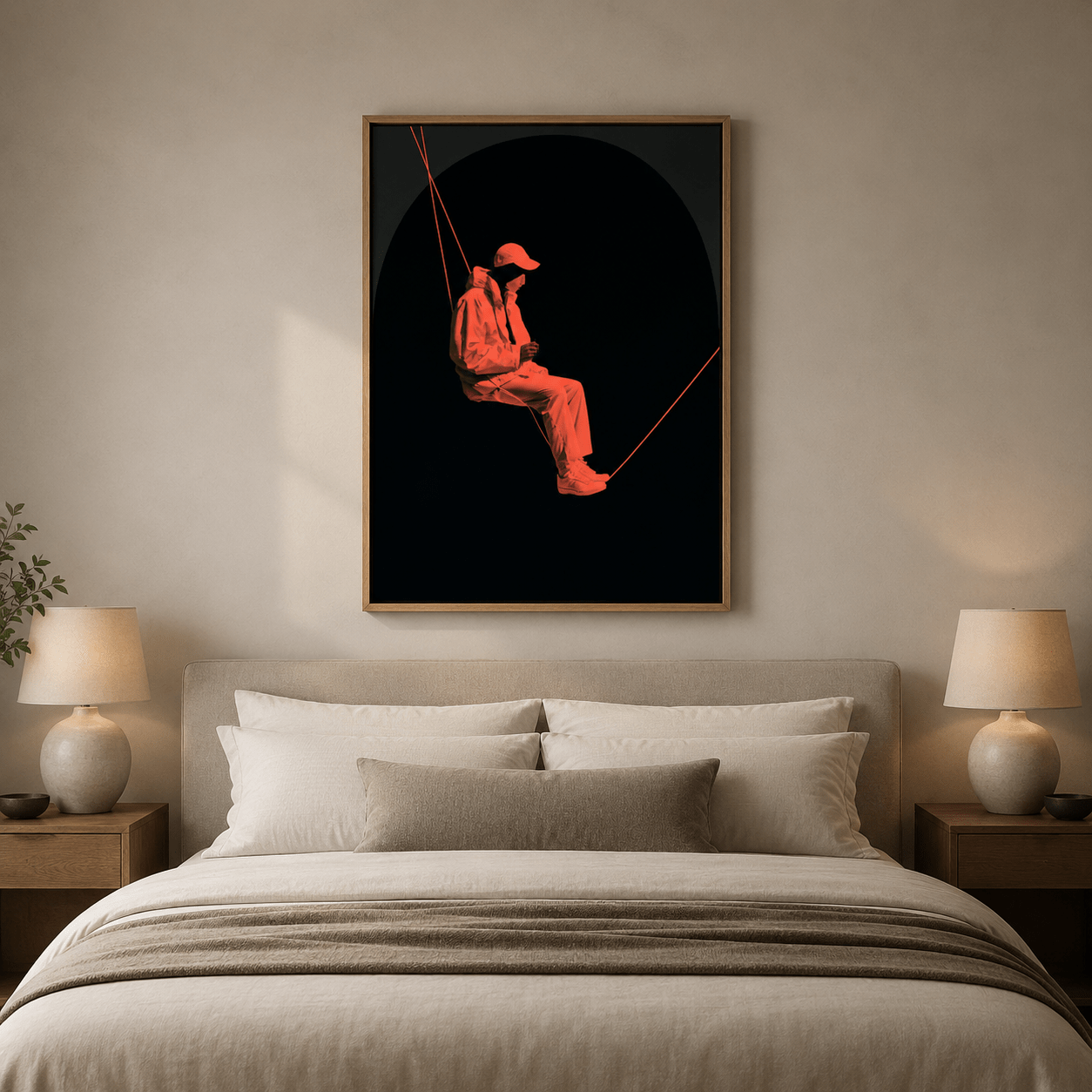 Moody Wall Art — Suspended by Rossetti Art