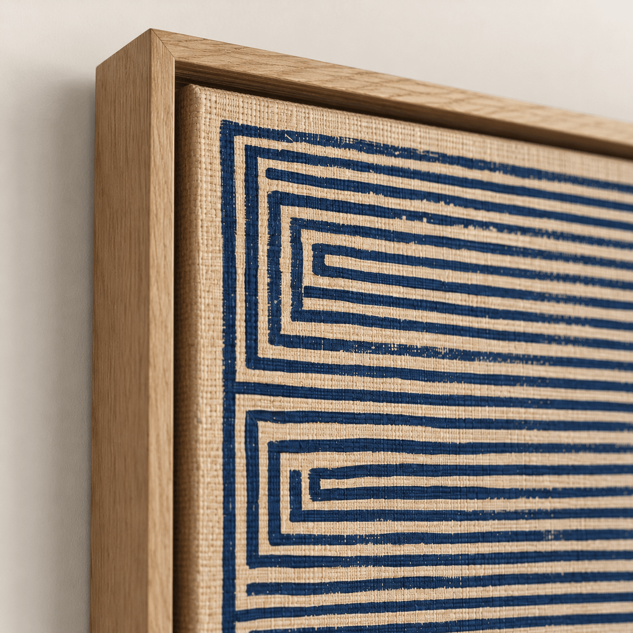 Navy Abstract Wall Art — Blueprint | Rossetti Art