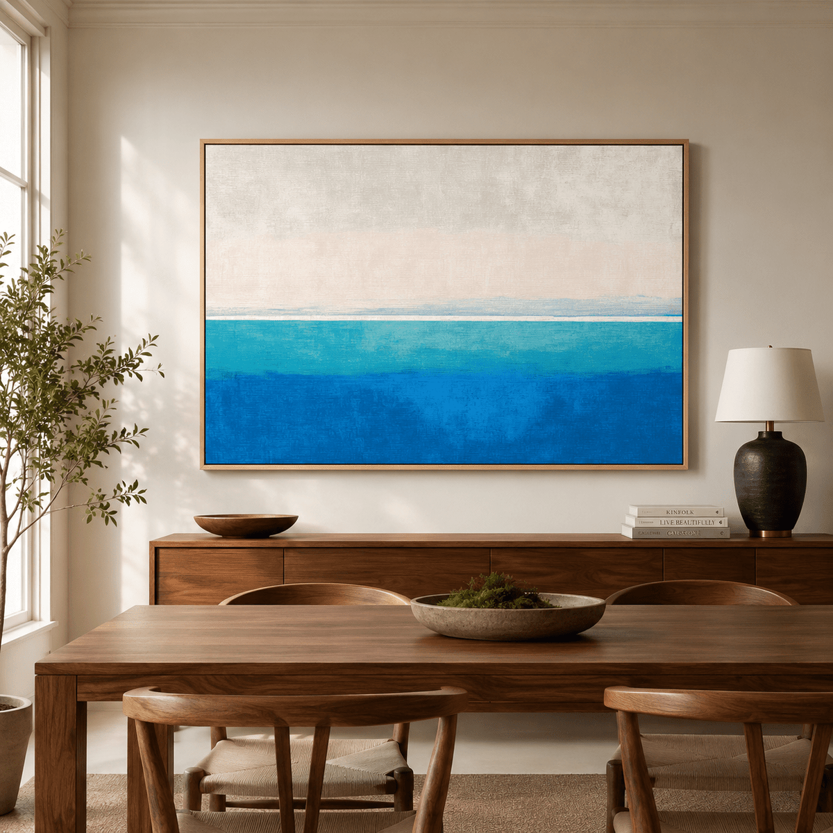 Ocean Wall Art Canvas Print — Open Horizon by Rossetti Art