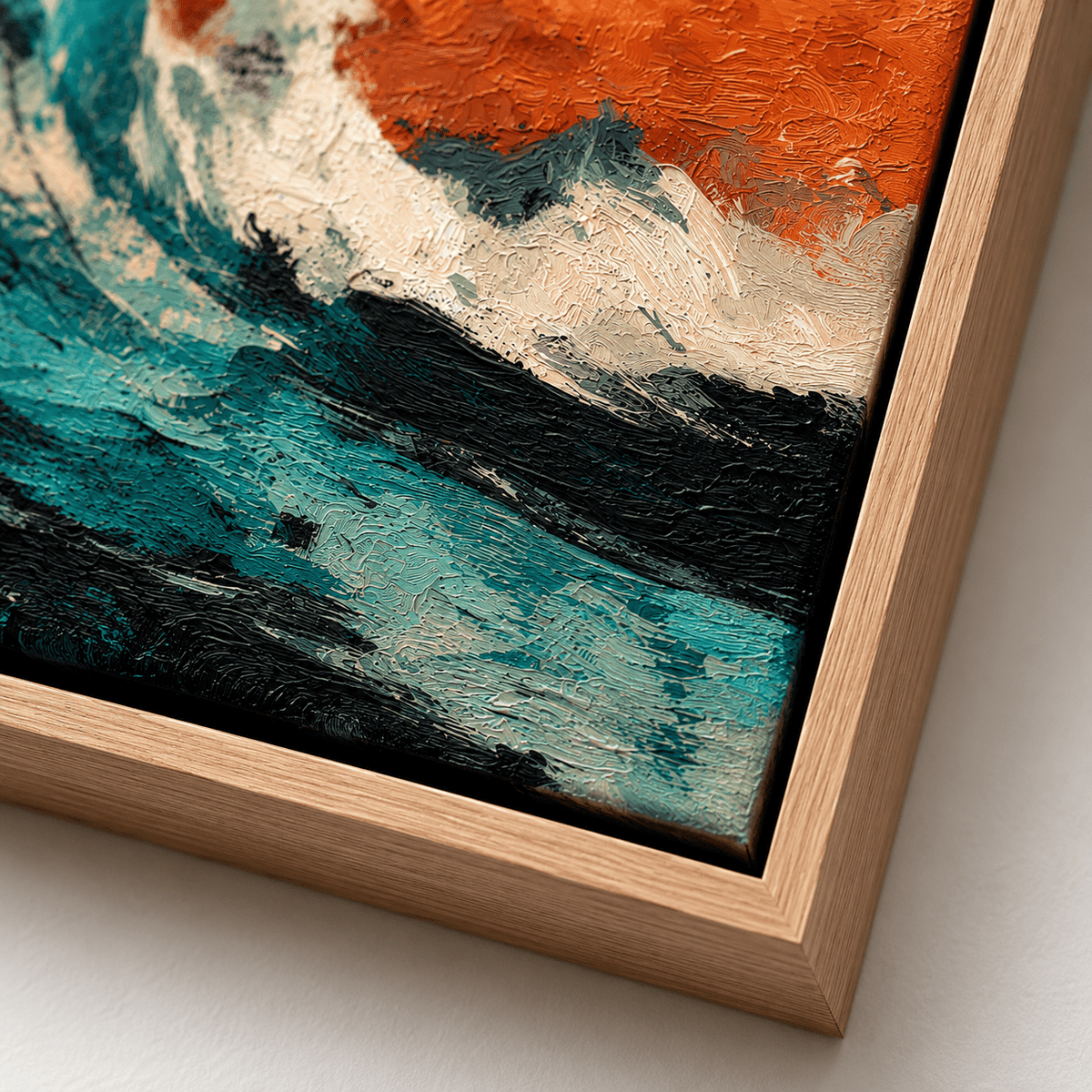 Ocean Wave Wall Art – Ember Tide by Rossetti Art