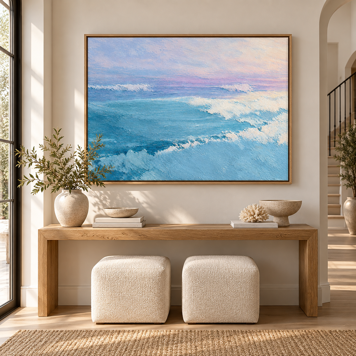Ocean Wave Wall Art – Coastal Bloom by Rossetti Art