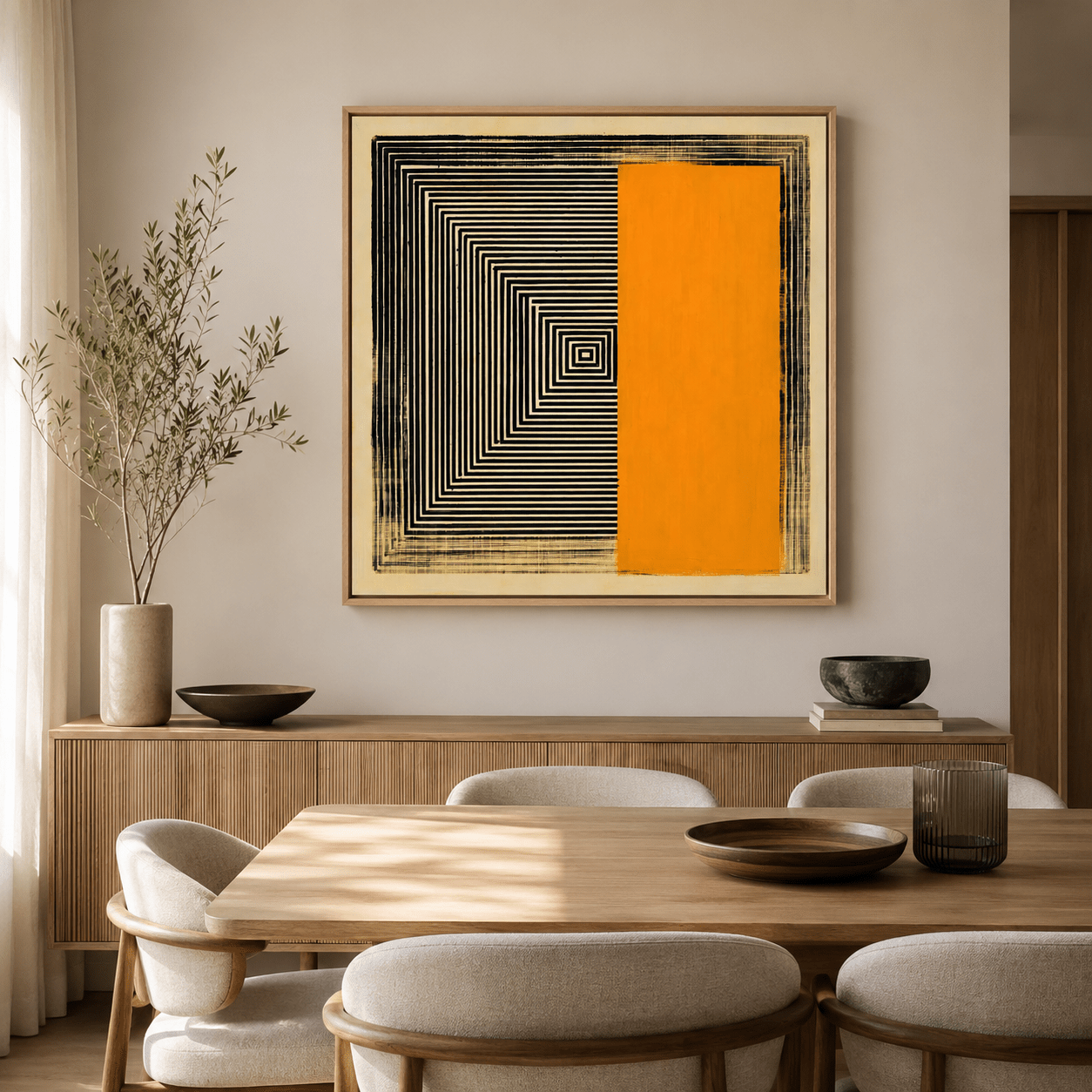 Optical Illusion Wall Art Canvas Print — Threshold | Rossetti Art
