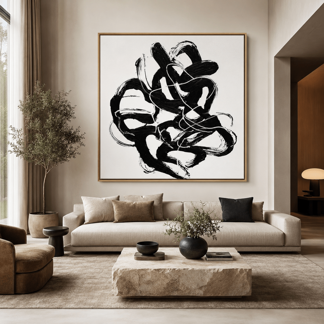 Original Abstract Painting — Tangle | Rossetti Art