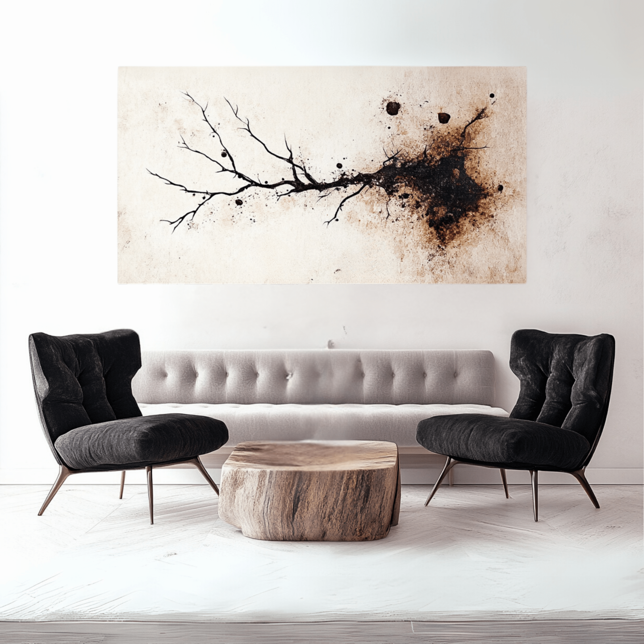 Original Painting : "Fractured Growth" β Tree Painting Canvas - Chiara Rossetti