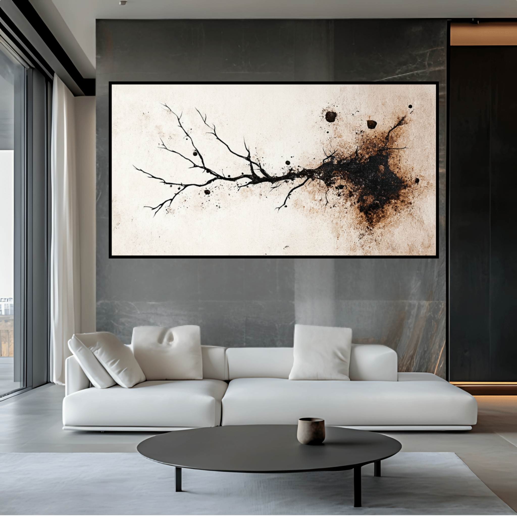 Original Painting : "Fractured Growth" β Tree Painting Canvas - Chiara Rossetti