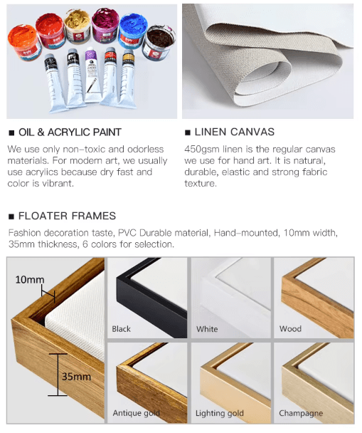 Original Painting : "Fragmented Silence" – Original Abstract Cubist Painting - Chiara Rossetti