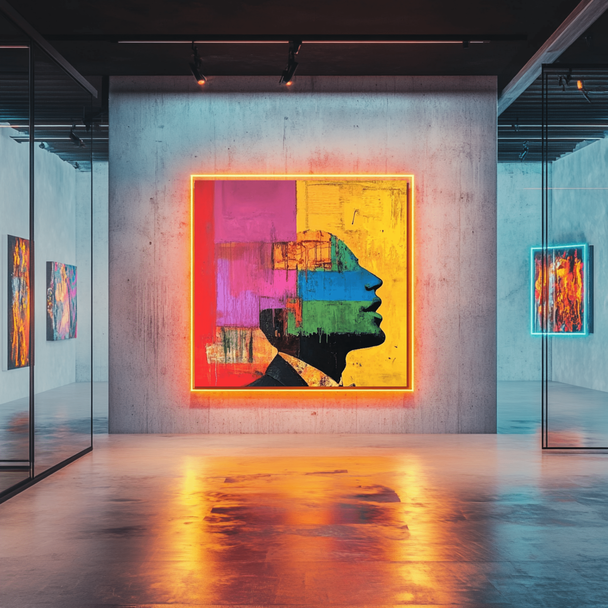 Original Painting : "Fragments of Color" - Chiara Rossetti