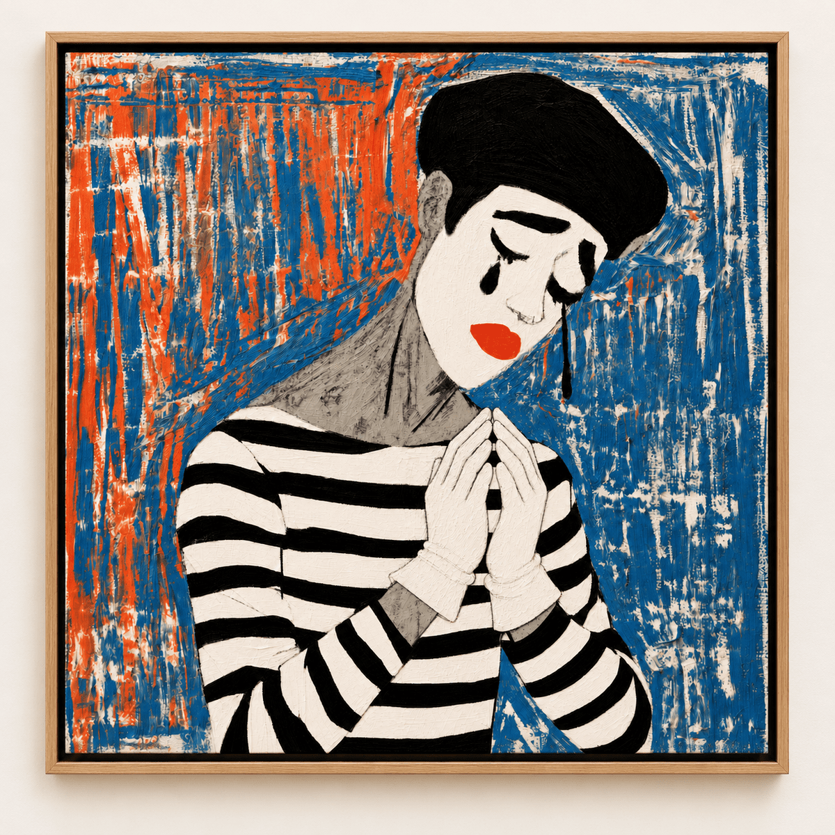 Mime Painting — Silent Tears