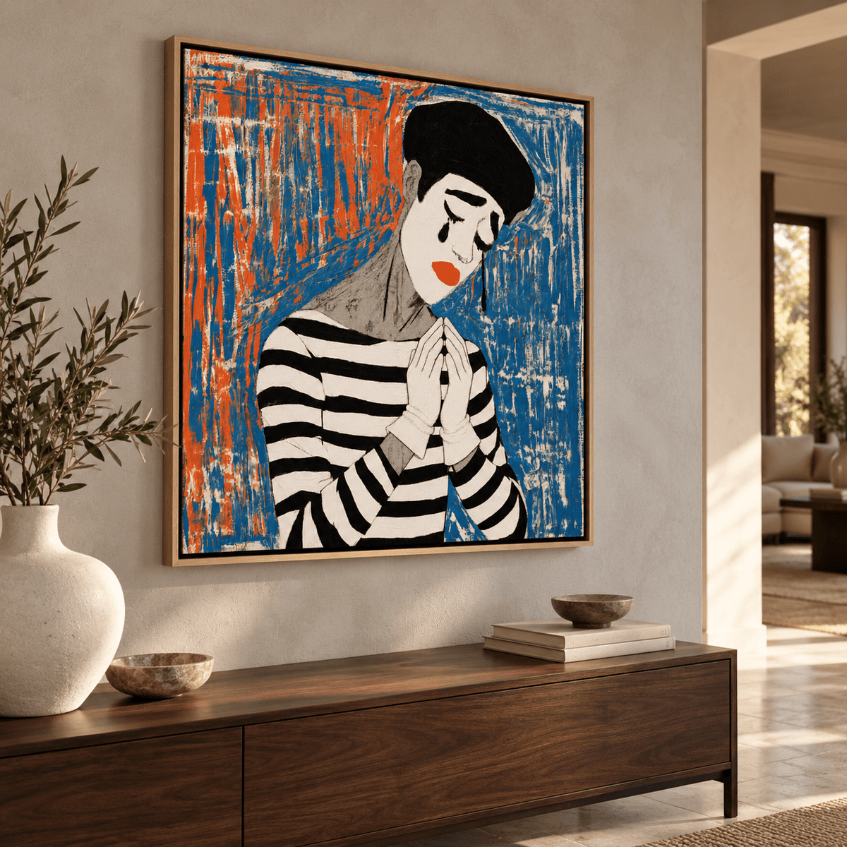 Mime Painting — Silent Tears