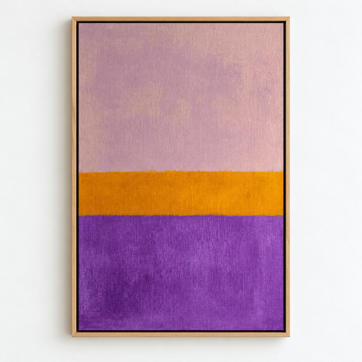 Purple and Orange Painting Original – Saffron Band by Rossetti Art