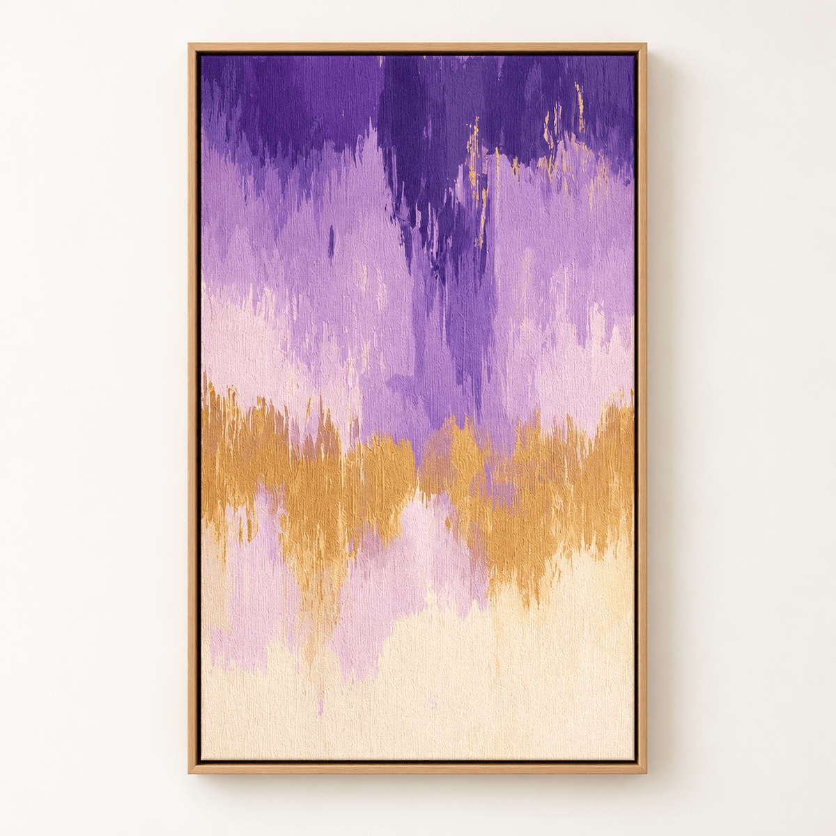 Purple Ombre Painting Original – Lilac Cascade by Rossetti Art