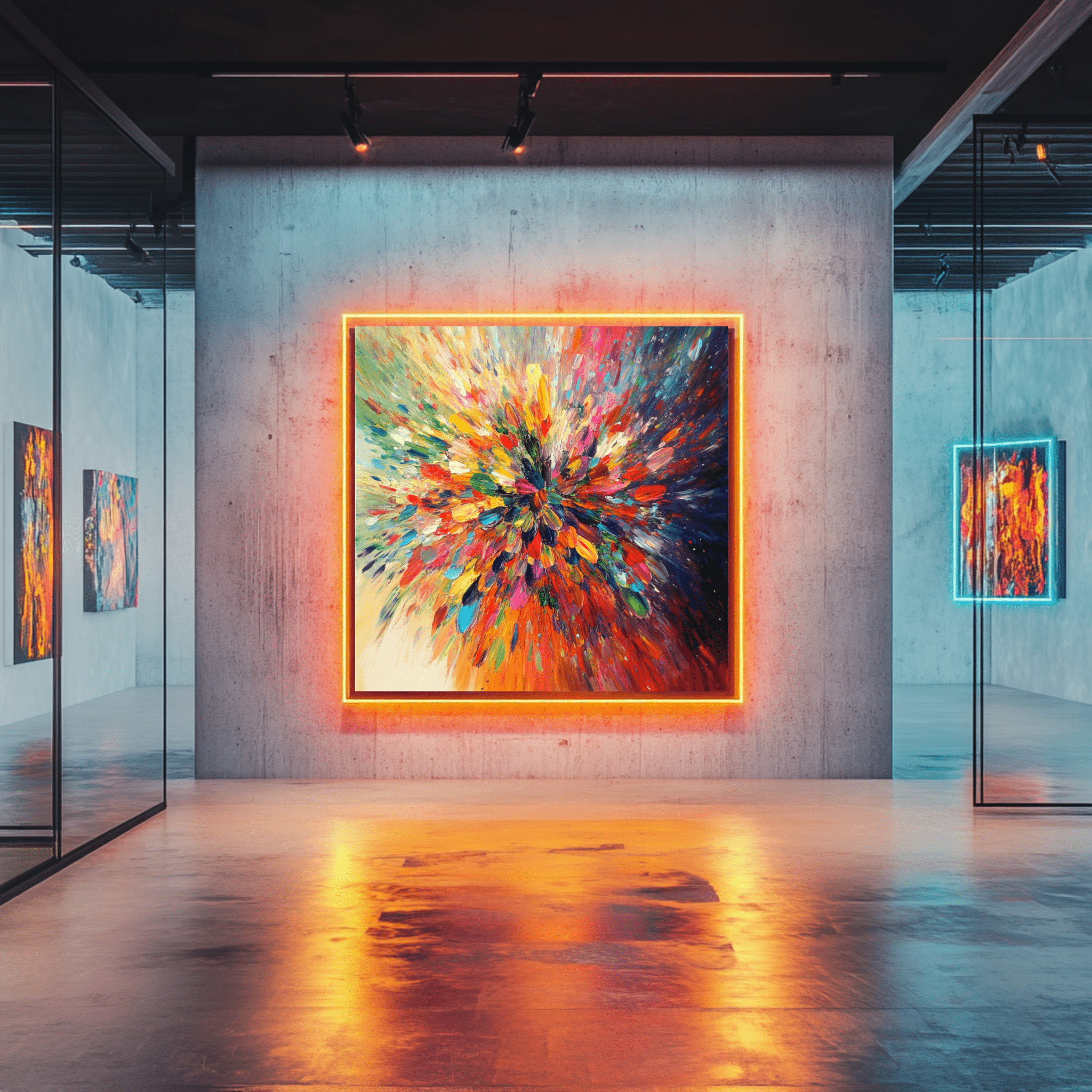 Original Painting : "Radiant Bloom II" - Chiara Rossetti