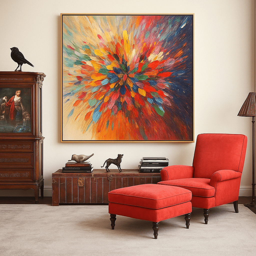 Original Painting : "Radiant Bloom II" - Chiara Rossetti