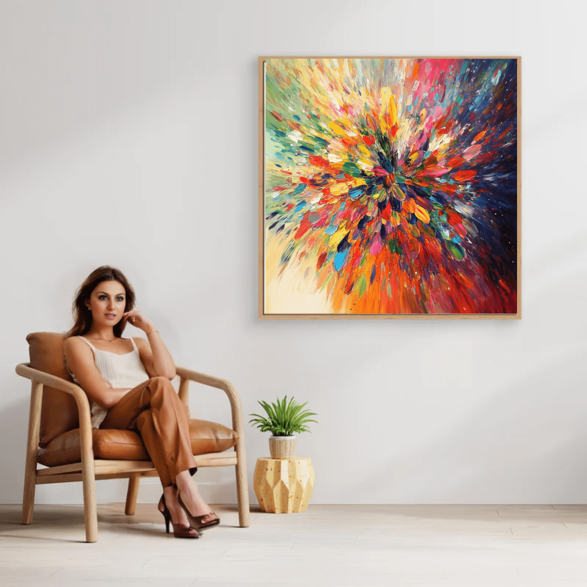 Original Painting : "Radiant Bloom II" - Chiara Rossetti
