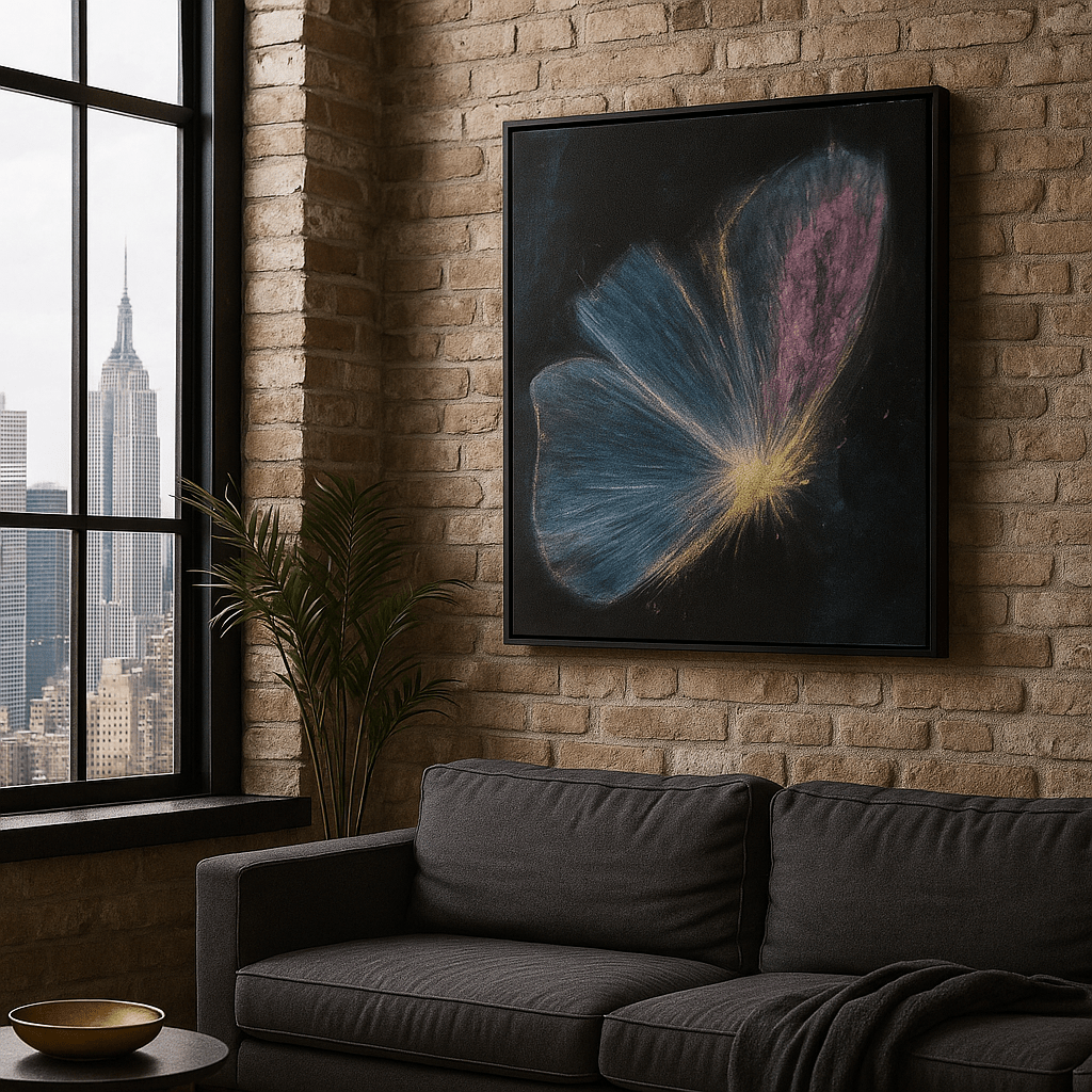 Original Painting : Stardust Wings" – Original Butterfly Painting - Chiara Rossetti