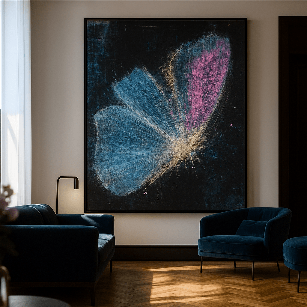 Original Painting : Stardust Wings" – Original Butterfly Painting - Chiara Rossetti
