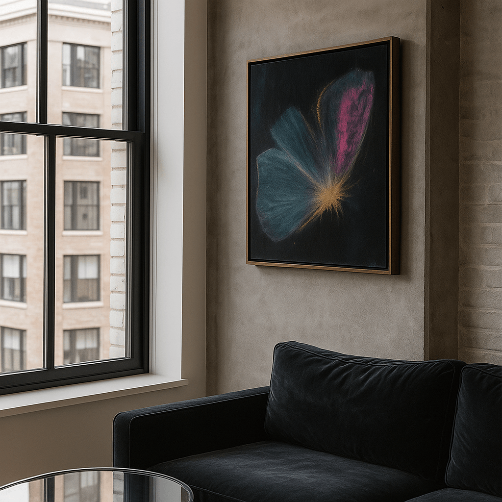 Original Painting : Stardust Wings" – Original Butterfly Painting - Chiara Rossetti