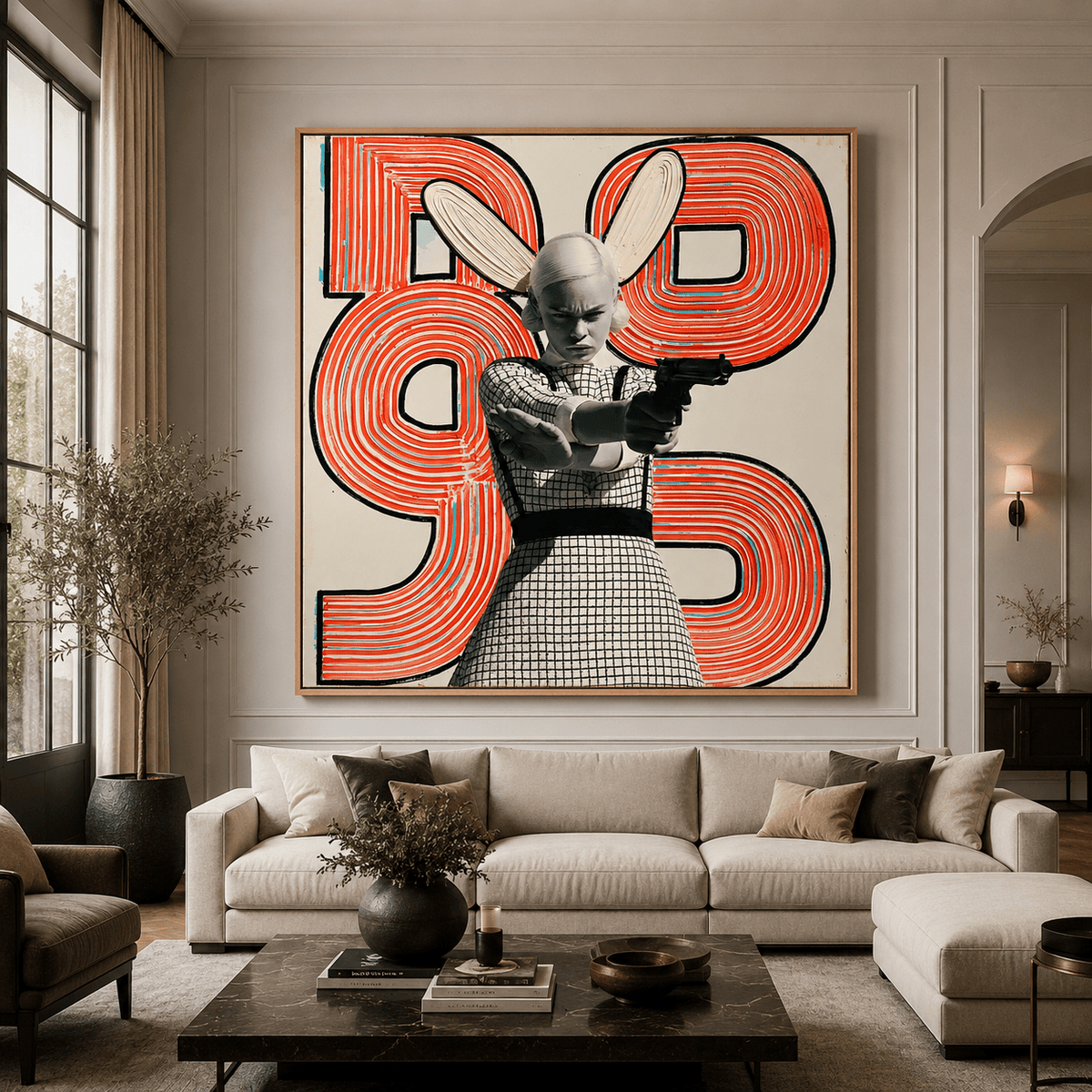Pop Art Canvas Print — Agent by Rossetti Art