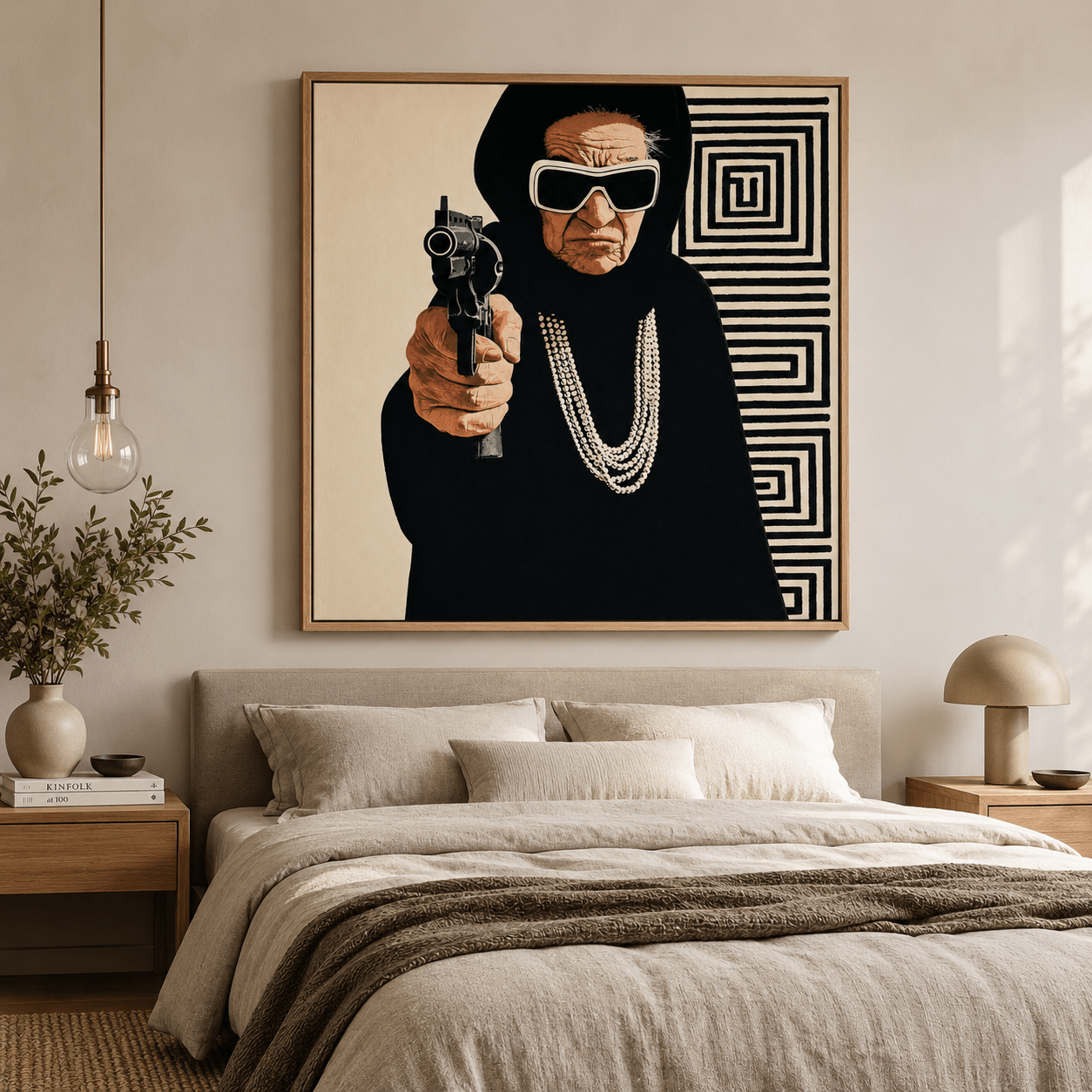Pop Art Wall Art Canvas Print — The Godmother by Rossetti Art