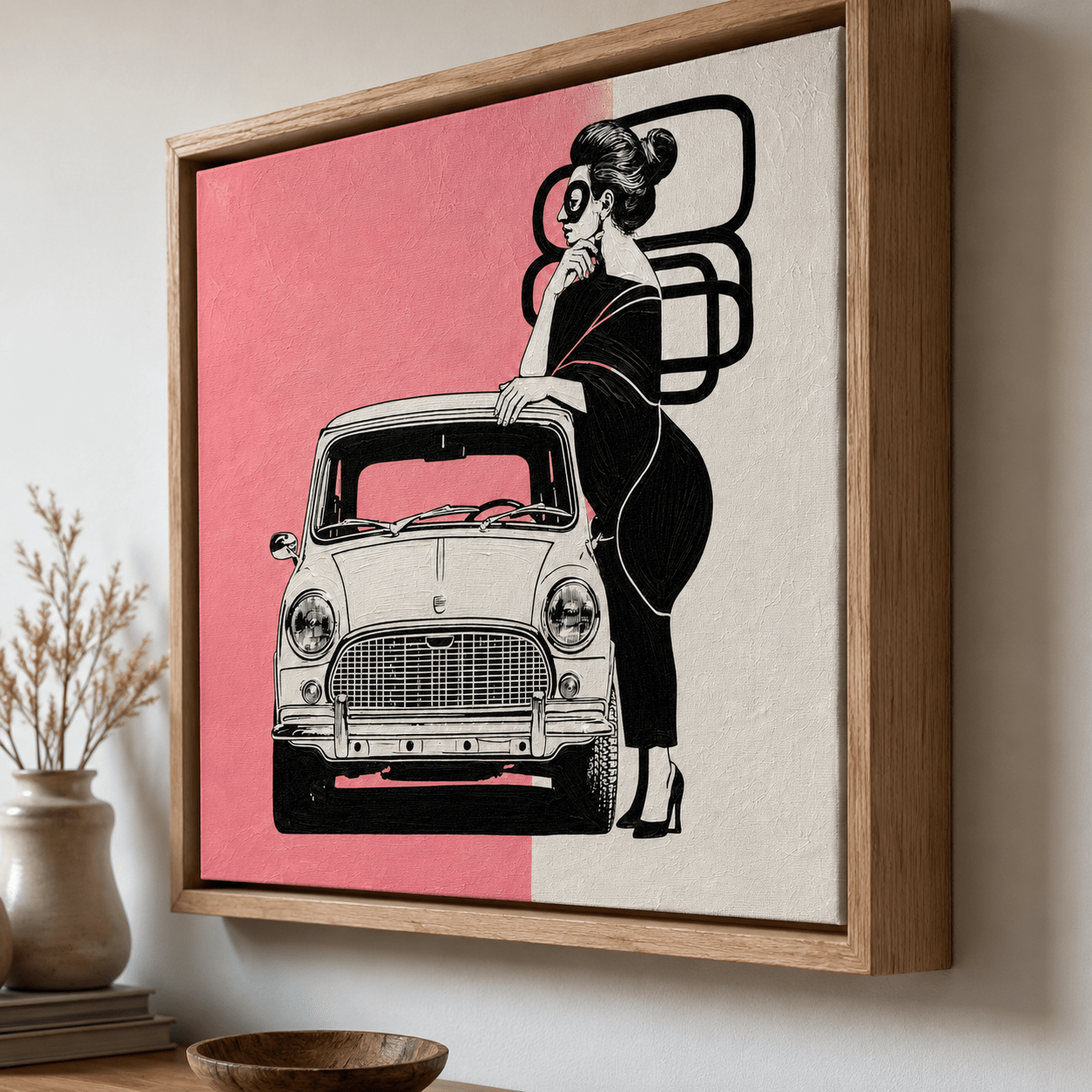 Pop Art Wall Art Framed — Incognito by Rossetti Art
