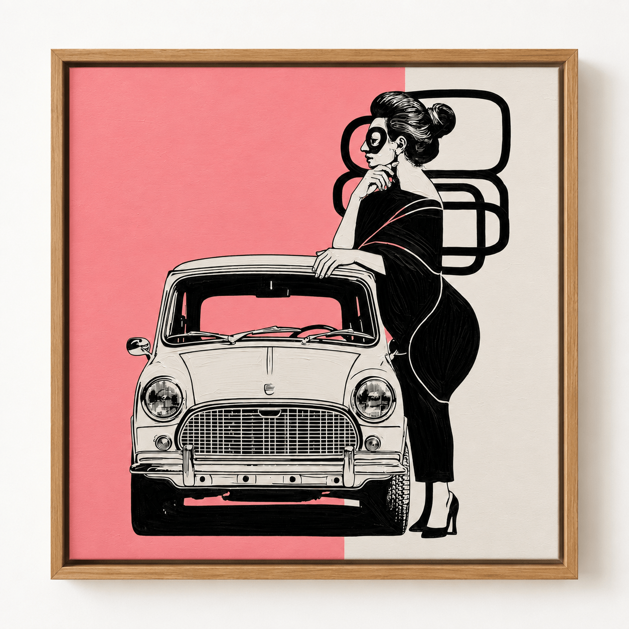 Pop Art Wall Art Framed — Incognito by Rossetti Art