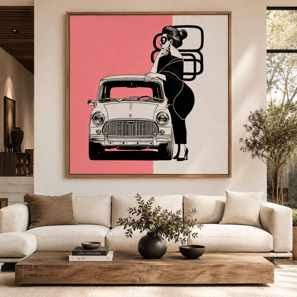 Pop Art Wall Art Framed — Incognito by Rossetti Art