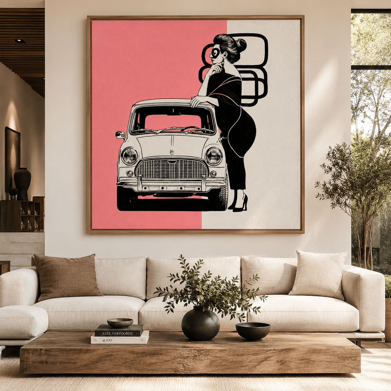 Pop Art Wall Art Framed — Incognito by Rossetti Art
