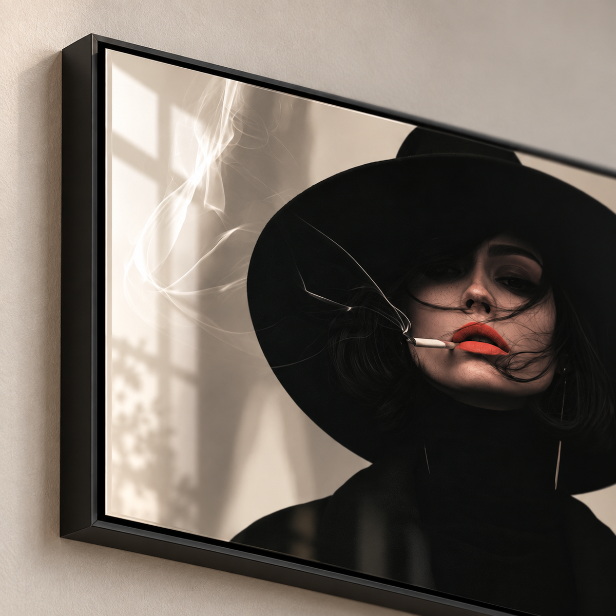 Portrait Art Print – Smoke and Shadow by Rossetti Art