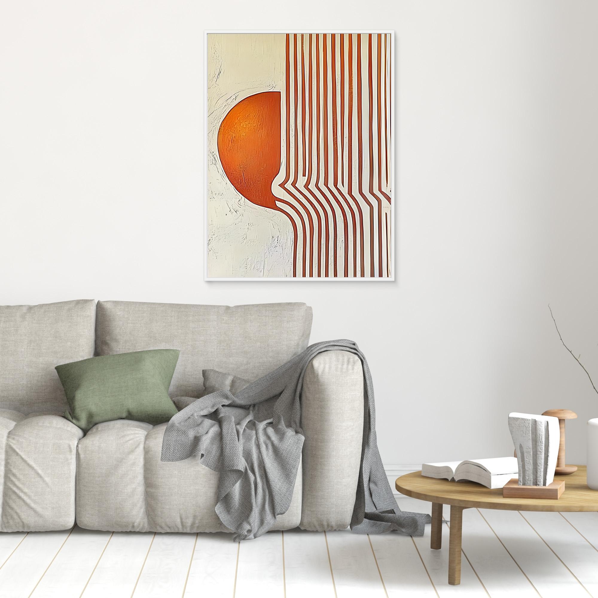 Canvas Print: "Modern Flow" – Minimalist Geometric Abstract Art