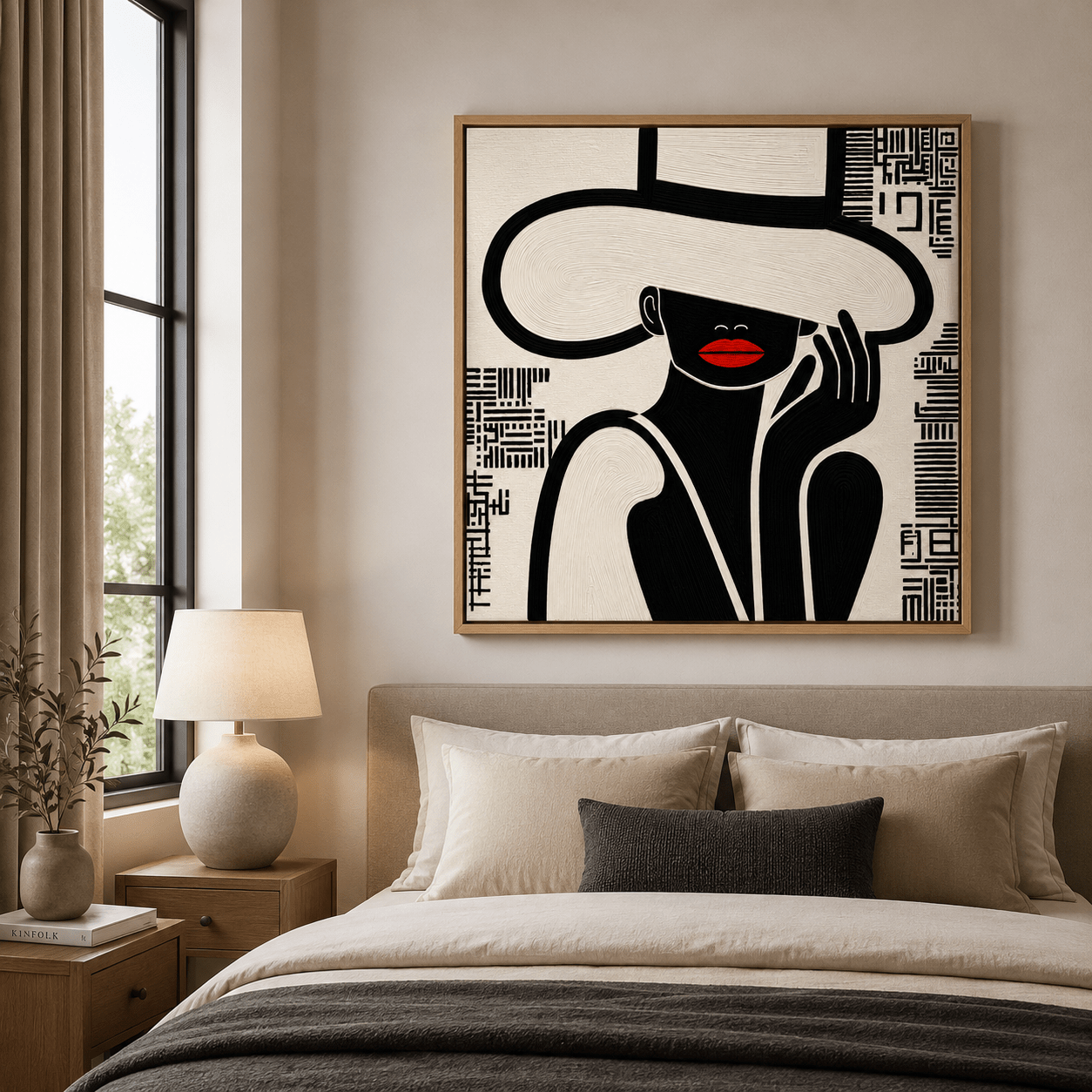 Red Lips Wall Art Canvas Print — Rouge by Rossetti Art