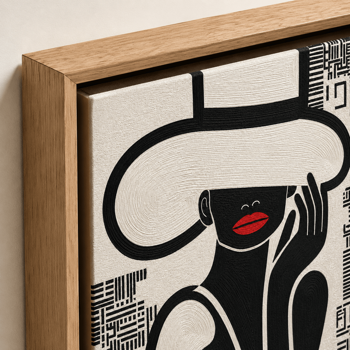 Red Lips Wall Art Canvas Print — Rouge by Rossetti Art