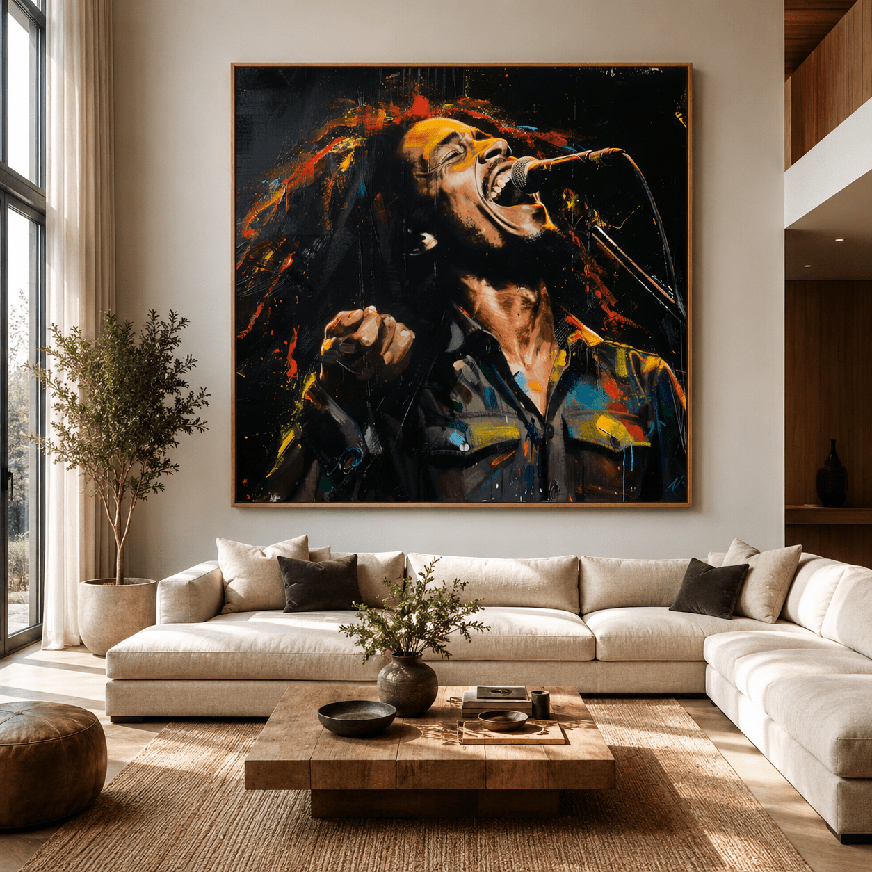 Reggae Singer Wall Art Painting — Original Painting by Rossetti Art