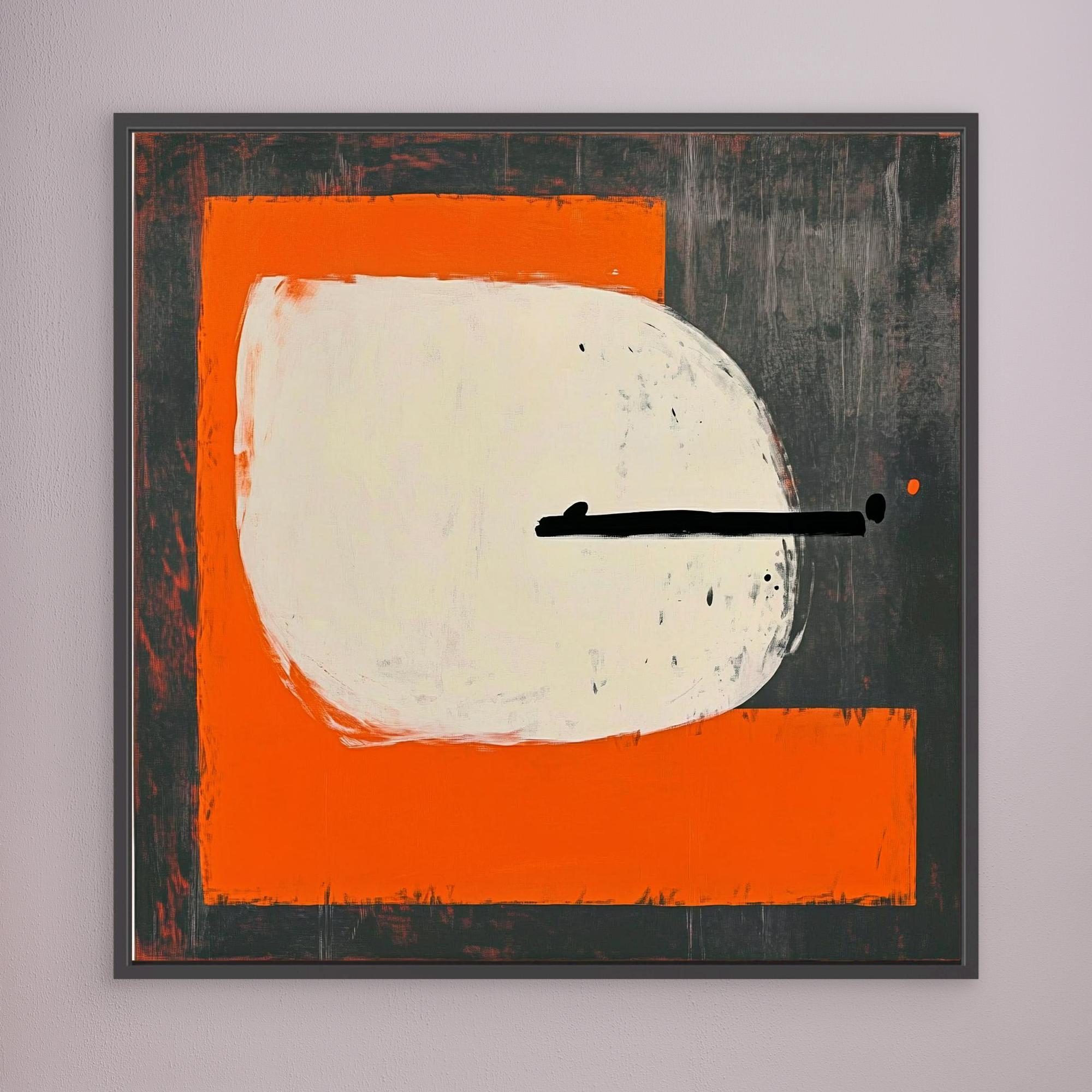 Canvas Print : Equilibrium in Motion - Minimalist Balance Abstract Wall Art | Modern