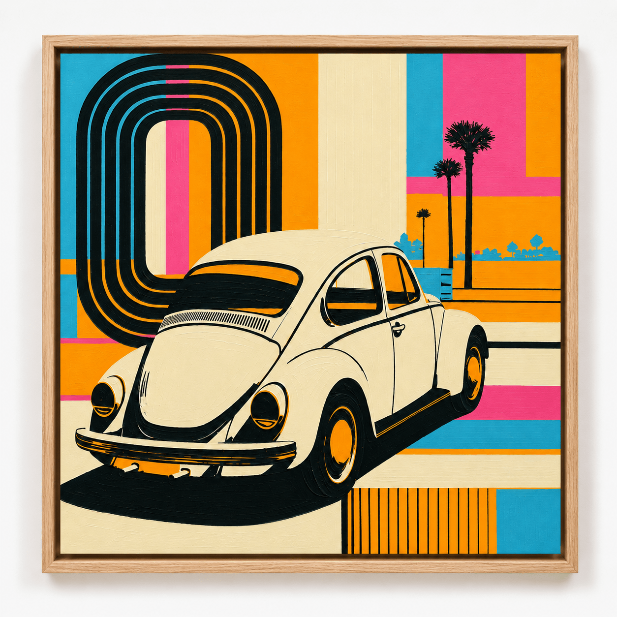 Retro Car Wall Art Canvas Print — Cruiser by Rossetti Art
