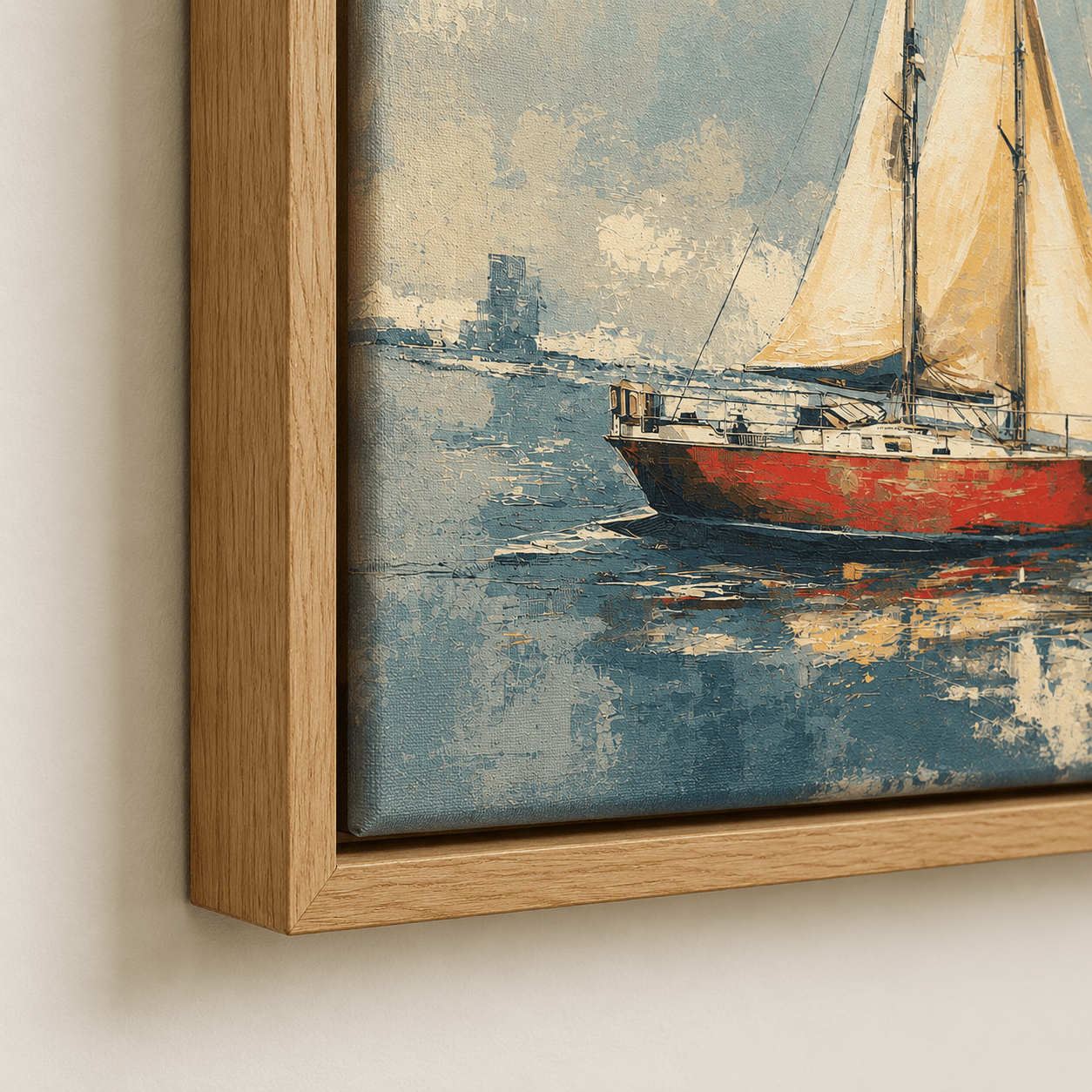 Sailboat Wall Art Canvas Print — Fair Wind by Rossetti Art