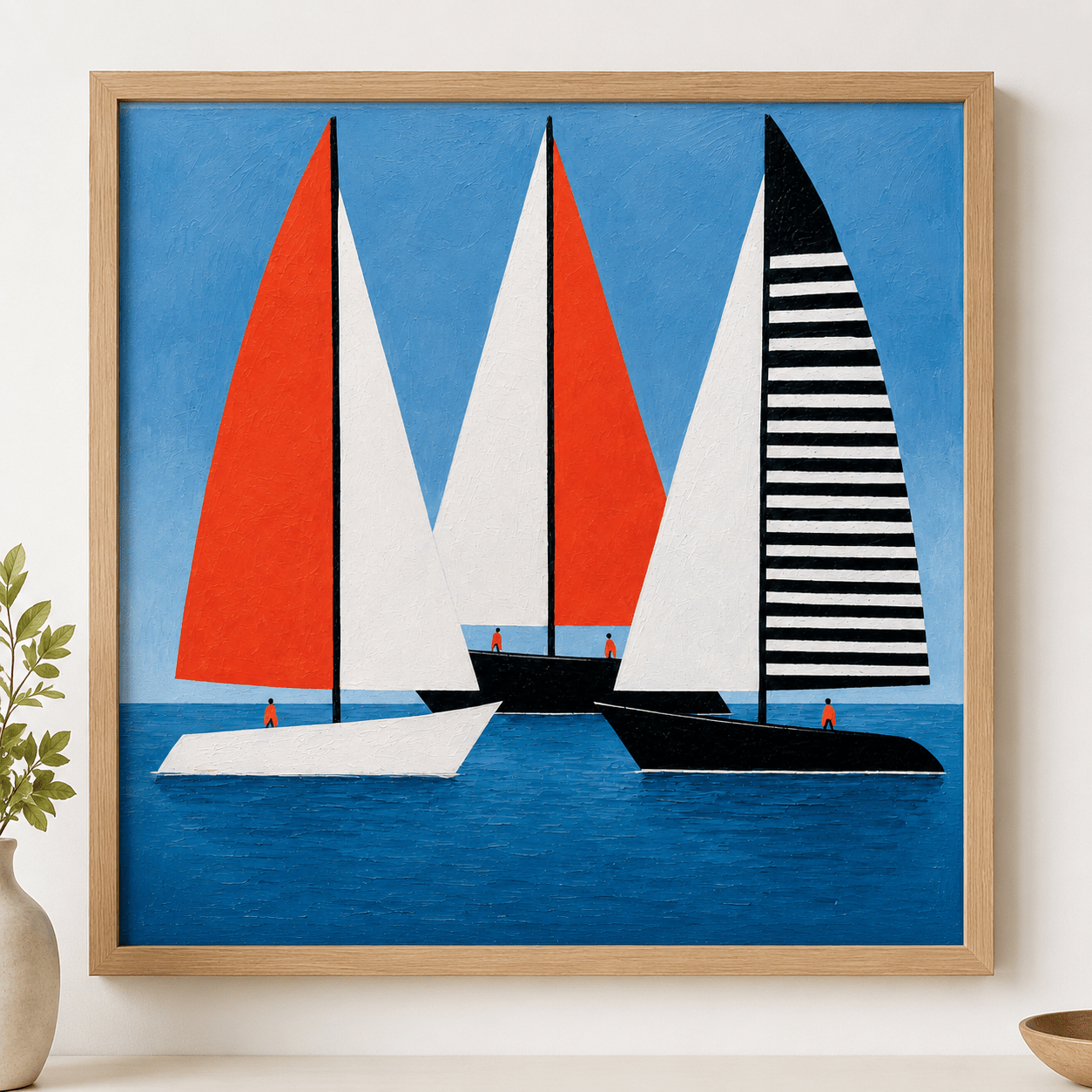 Sailing Wall Art Canvas Print — Regatta by Rossetti Art
