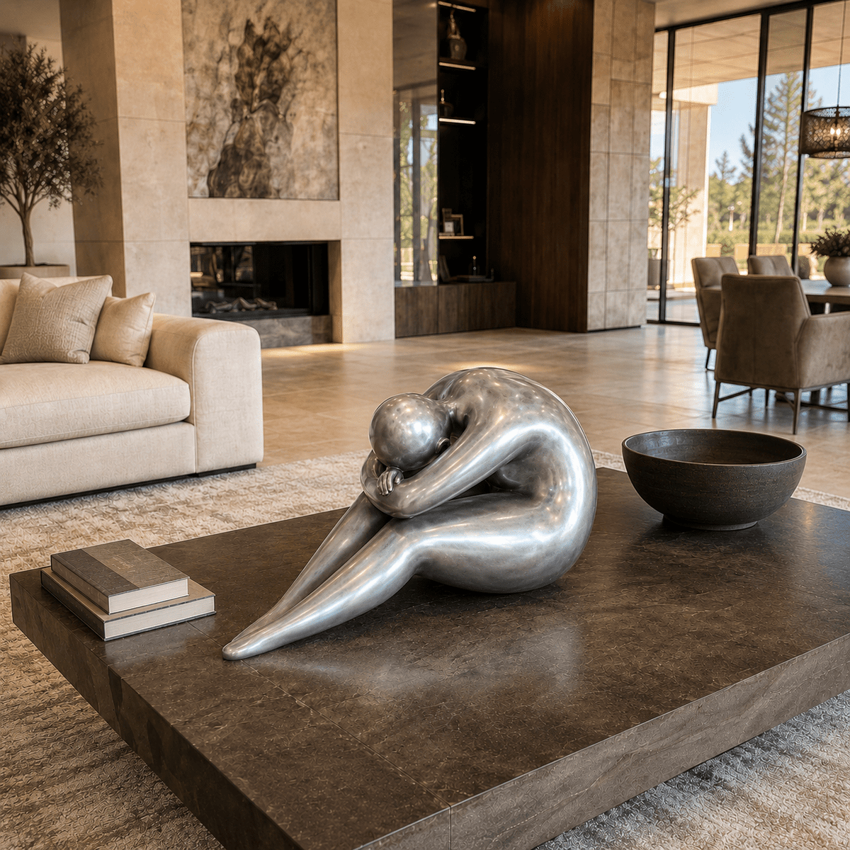 Seated Figure Sculpture