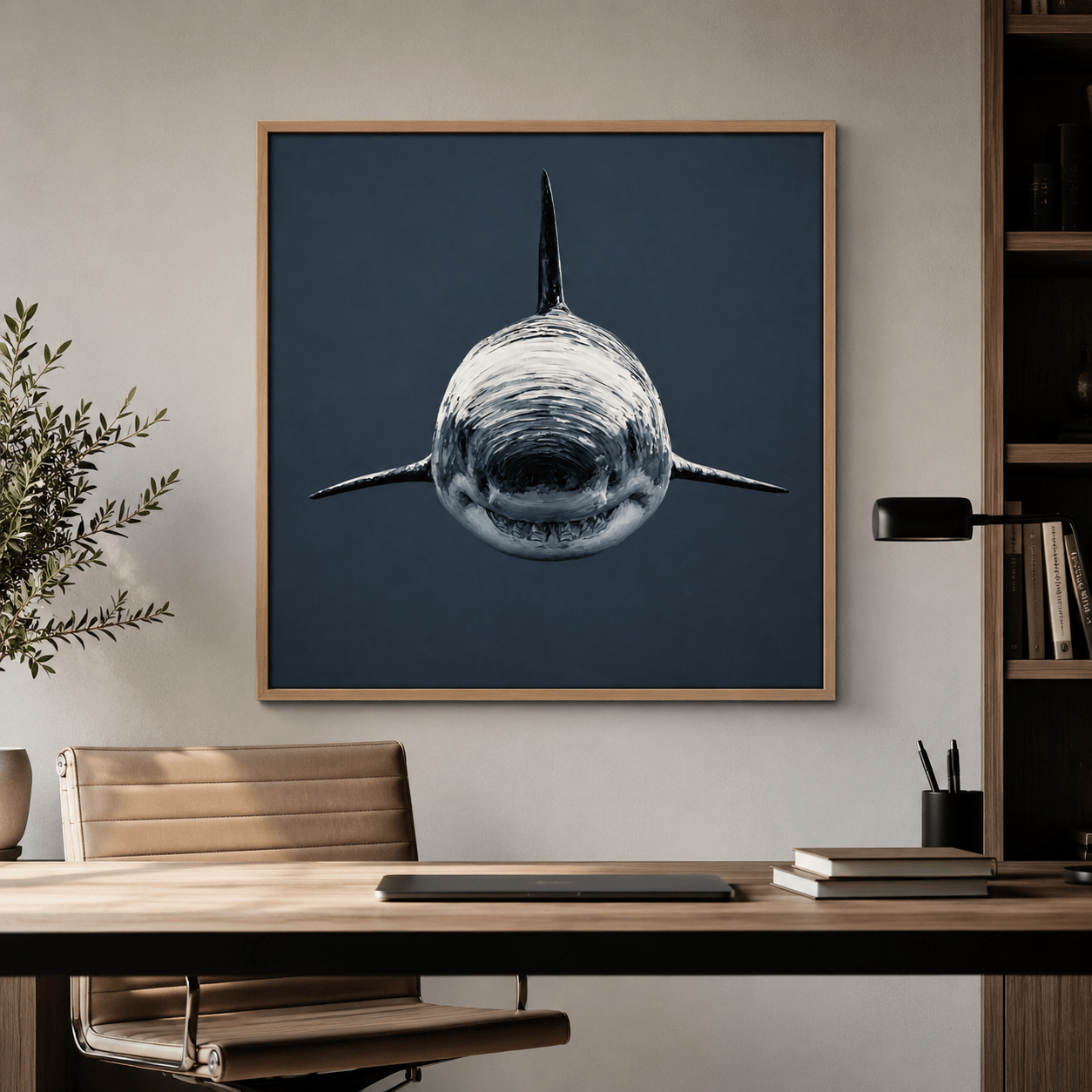 Shark Wall Art Canvas Print — Apex by Rossetti Art