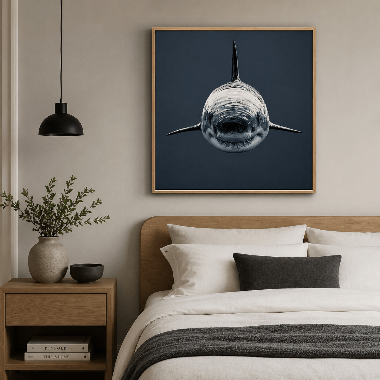 Shark Wall Art Canvas Print — Apex by Rossetti Art