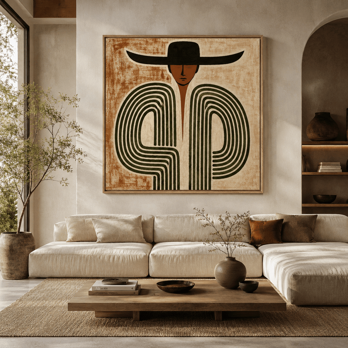 Southwest Wall Art Canvas Print — The Stranger by Rossetti Art