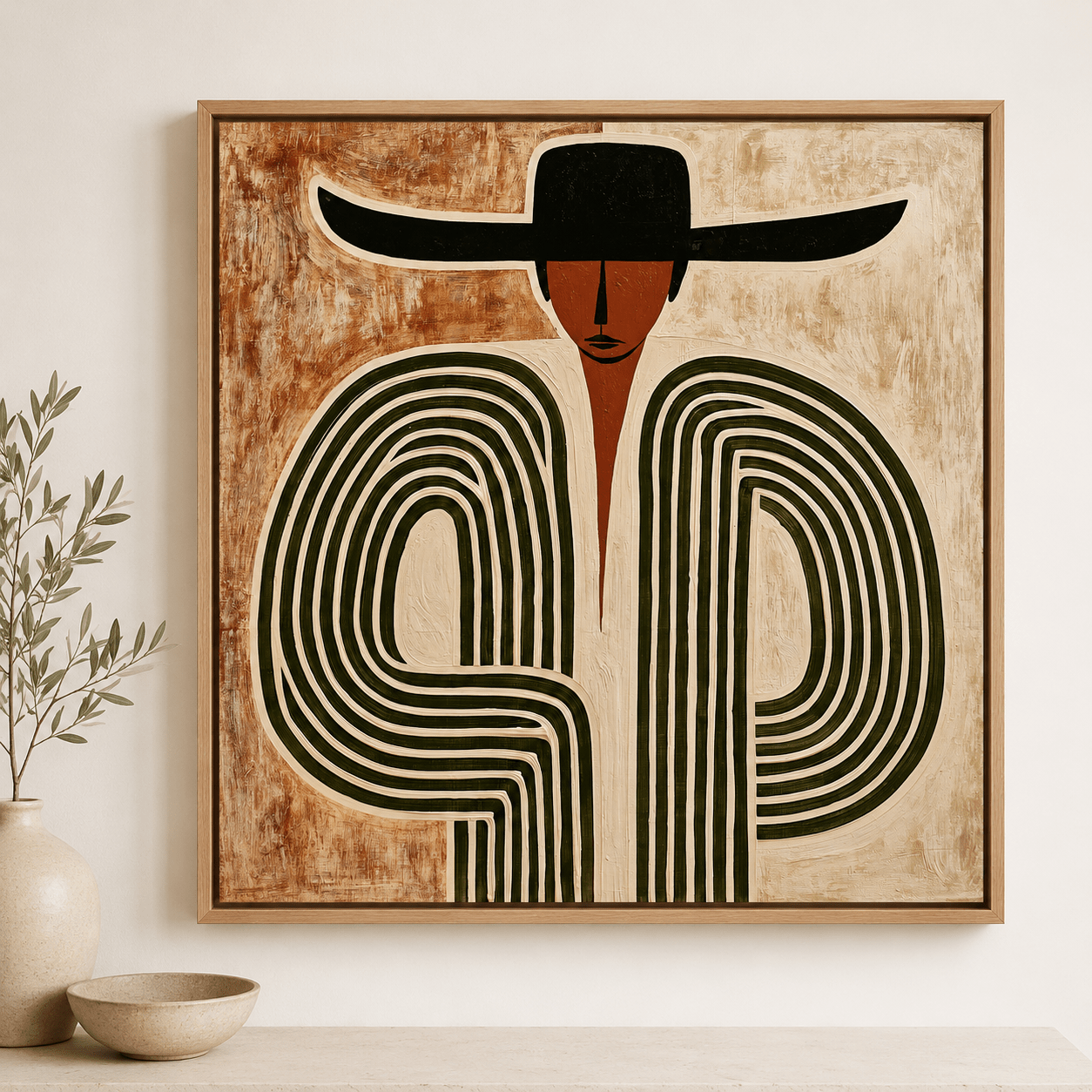 Southwest Wall Art Canvas Print — The Stranger by Rossetti Art