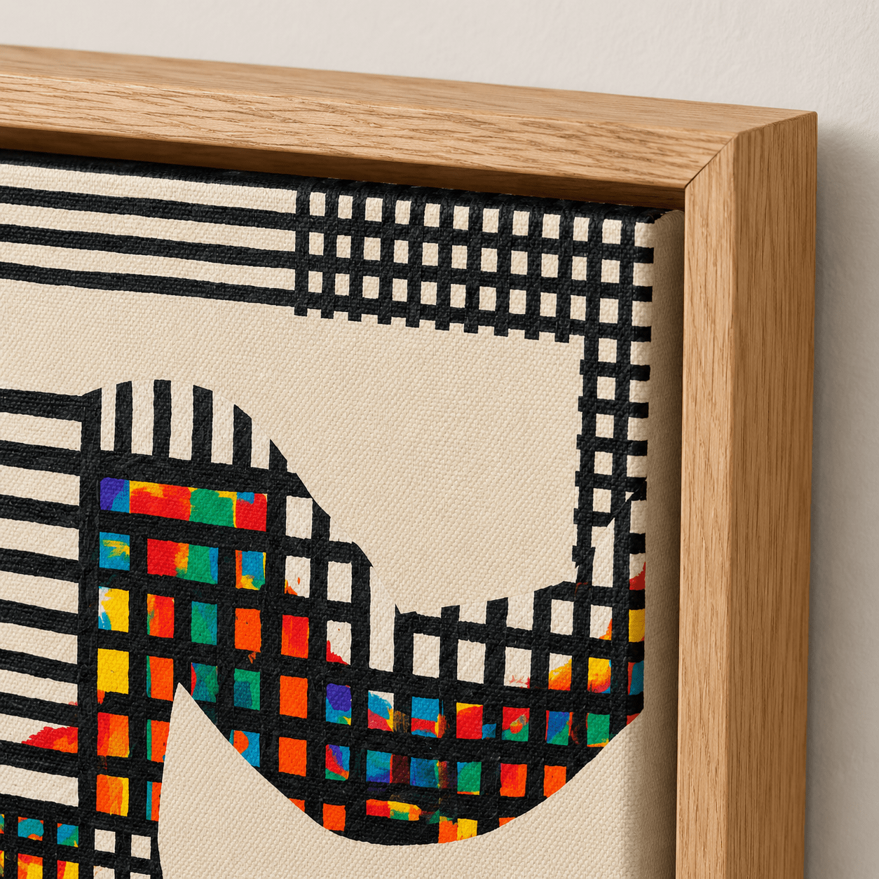 Sports Canvas Wall Art — Full Stride by Rossetti Art modern abstract canvas wall art by Rossetti Art – luxury interior design artwork for living room, bedroom, office – Entryway Wall Art Living Room Canvas Art modern-canvas-print