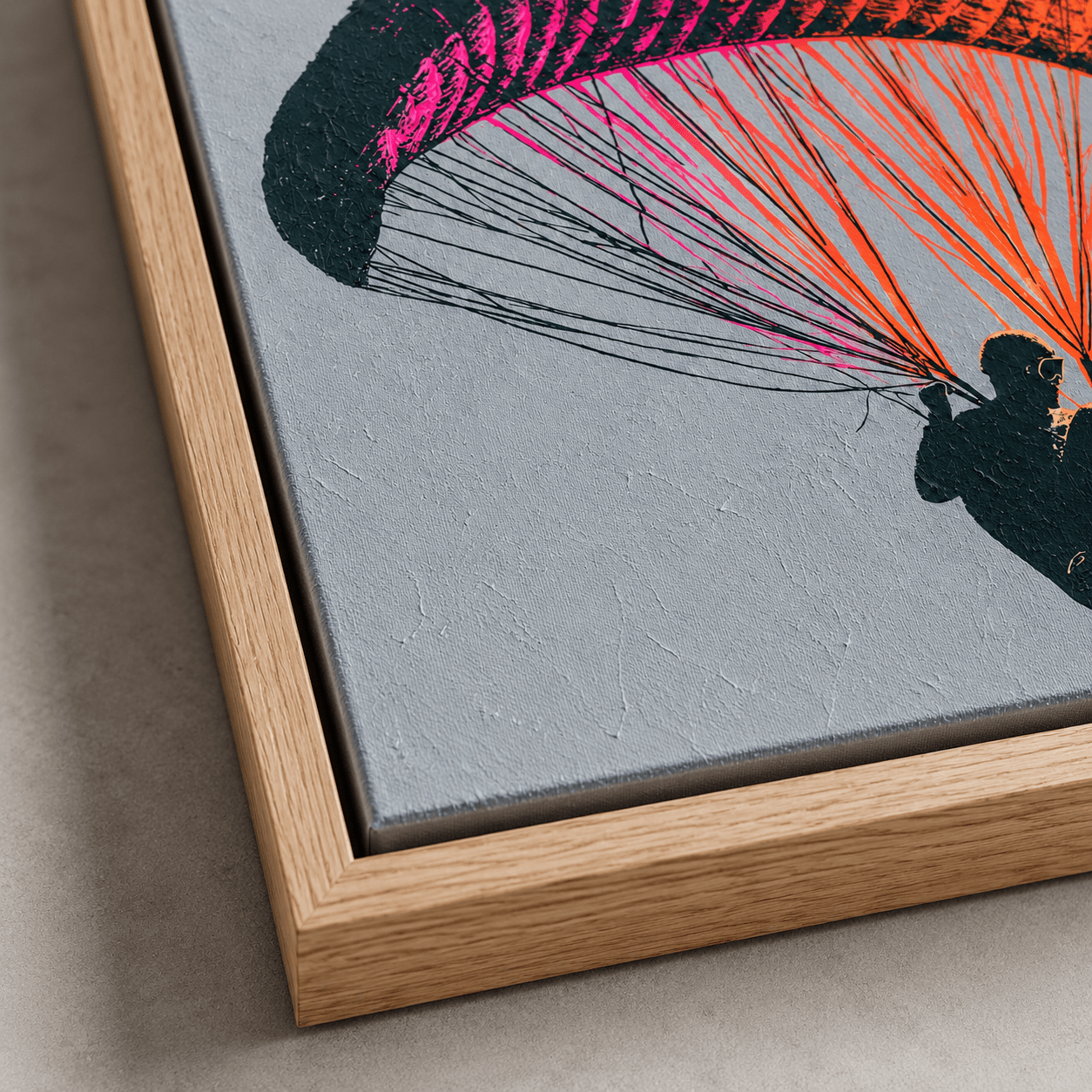 Sports Wall Art Canvas Print — Free Fall by Rossetti Art