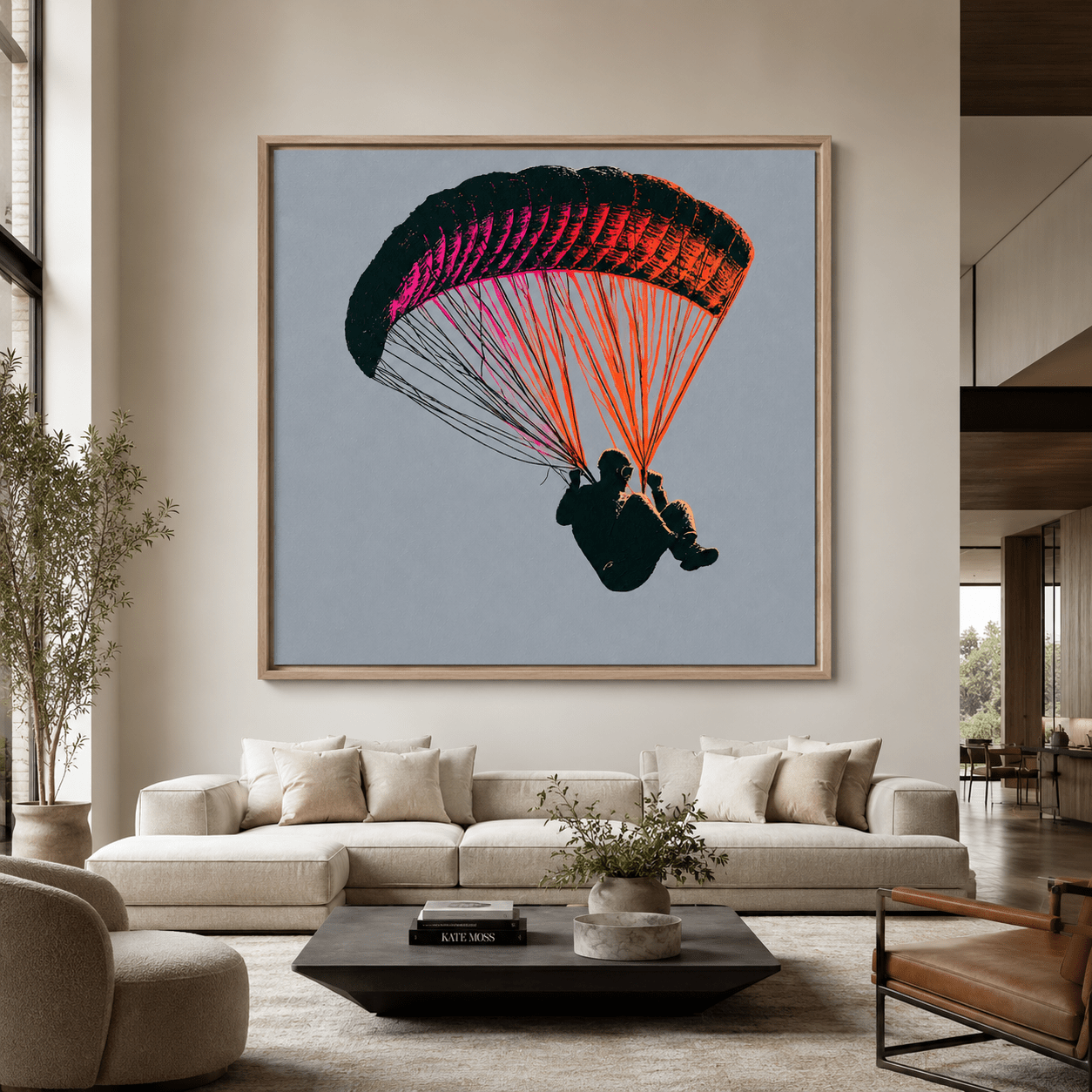 Sports Wall Art Canvas Print — Free Fall by Rossetti Art