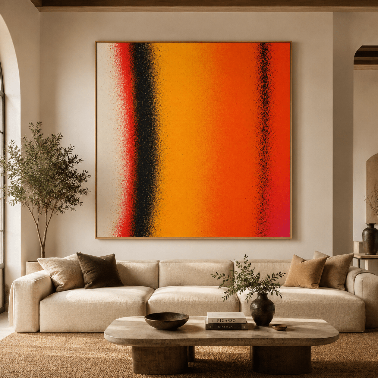 Spray Paint Wall Art Canvas Print — Blaze by Rossetti Art