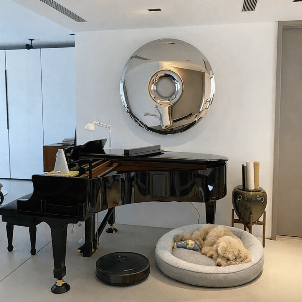 Stainless Steel Wall Sculpture – Silver Orbit | Rossetti Art